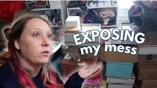 EXPOSING MY MESS | Let's empty out some of these boxes | Healing Through Cleaning | House Vlog 1