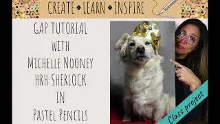 NEW Guest Artist Tutorial with Michelle Nooney - White dog in pastels