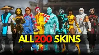 MK11 ALL Skin Mods Showcase - 200 Custom Skins