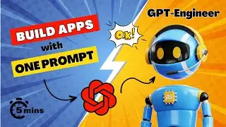 Build POWERFUL APPs with ONE PROMPT 🔥 GPT-ENGINEER Tutorial