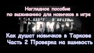 Жизнь после вайпа. Часть 2. Как душат новичков в Таркове. Прохождение квеста Проверка на вшивость.