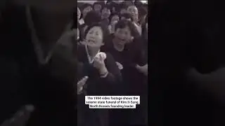 The 1994 funeral of Kim Il-Sung, North Korea's founding leader. The "Crying" Crowd