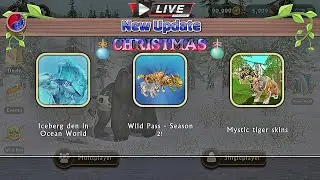 🔴 LIVE | WildCraft: Wild Pass - Season 2 Christmas - New Update is Here |