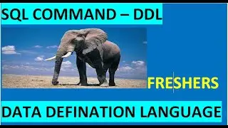 SQL COMMAND - DDL (DATA DEFINATION LANGUAGE) #POSTGRESQL #SQL @GOSHTA KOKANATLI