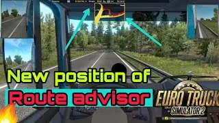 How To Change Route Advisor Position In ETS2 || Full Tutorial ||