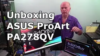 Unboxing ASUS ProArt PA278QV Monitor Entry Level Color Matching and Color Grading