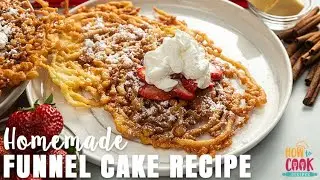 Homemade Funnel Cake Recipe (Step-by-Step) | HowToCook.Recipes