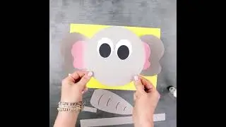 3D elephant kids craft