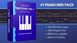 Emotional Piano Loops | MIDI Pack | Royalty Free