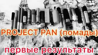 Project Pan (помады) 2020/ первые результаты/ 1 отчет/ использовать и выбросить