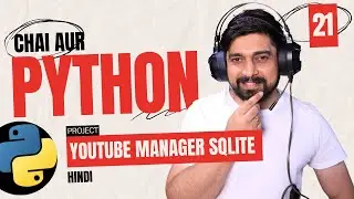 Python project   Youtube manager with sqlite3