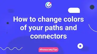 How to change colors of your paths and connectors