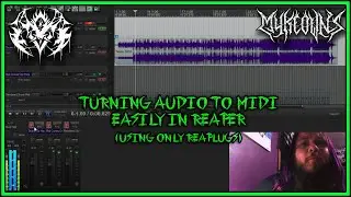 Turning audio into MIDI in Reaper (Using REAplugs)