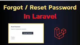 How to make Forgot and Reset Password in Laravel using Gmail | Laravel E-Commerce Project Tutorial