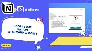 How to create card widgets in Notion with Actions.so