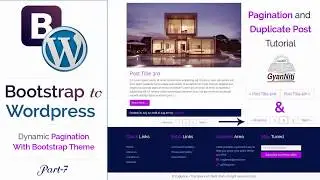 Bootstrap to WordPress Theme Development Part - 8 | How to Develop Pagination & Next, Prev for Posts