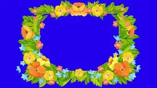 FLORAL BORDER FRAME (Animated Overlay)