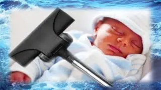 Putting Newborn to Sleep with Sound of Vacuum Cleaner - 10 hours of white noise