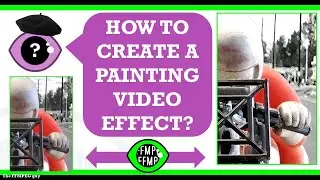 How to create a color painting video effect | Cartoon texture art VFX 