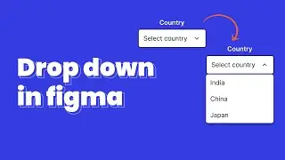 Dropdown effect in figma