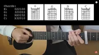 Lil Nas X - Old Town Road feat. Billy Ray Cyrus EASY Guitar Tutorial With Chords / Lyrics