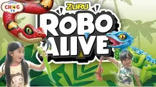 ROBO ALIVE Real Life Robotic Pet Snake and Lizard | Opening New Toys Zuru