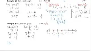 1.6: Solving Compound and Absolute Value Inequalities (part 2)