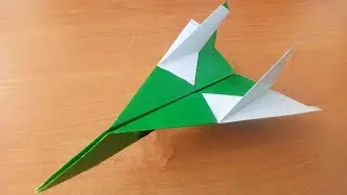 🛬Как сделать самолет хорошо летает СУПЕРДЖЕТ, из А4 How to make a plane flies well SUPERJET, from A4