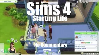 Sims 4 Lets Play Walkthrough Gameplay-No Commentary-Young Adult Goes to University-Part 1