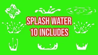 Top 10 || Splash Water Green Screen Motion Pack || by Green Pedia