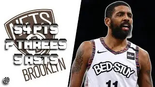 Kyrie Irving 54 pts 7 threes 5 asts vs Bulls 19/20 season