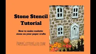 Stone Stencil Tutorial