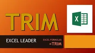 EXCEL FORMULA #83 (TRIM) #  Very Useful to remove extra spaces from any text value