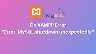 Fix XAMPP 
