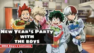 New Years Kiss | Bakugo and Midoriya and Todoroki and Kirishima x Listener