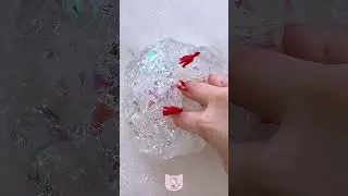 Slime ASMR 🦖❤️ Red Dino Egg Putty from Five Below #slimeasmr #oddlysatisfying #kawaiislime