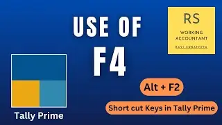 Very Useful Shortcut Key in Tally Prime | Tally Prime Shortcuts