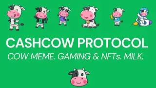 CashCow - Meme Coins. Two Tokens. Cow. Gaming & NFTs. If You Like Dairy Farming.