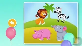 Умные пазлы - Животные. Пазлы для малышей.Smart puzzles. Animals.