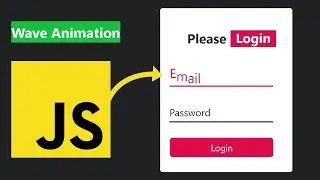 Riding the Wave: Creating an Awesome Form Input Animation with JavaScript by 