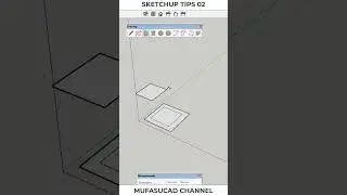 Sketchup Tips 02 Rectangle From Center #Shorts