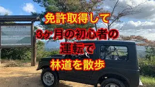 #恐怖#初心者#林道#ジムニー 初心者の運転で林道を散歩