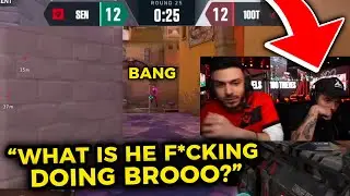 100T Nadeshot GET MAD at BANG for JUMPING while ROTATING TO A SITE! | VALORANT