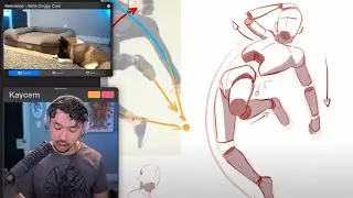 🎨 how to STUDY dynamic gesture poses! 🚀  [🔴 LIVE ]