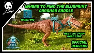 Where To Get The CARCHAR SADDLE Blueprint In The Island | ARK: Survival Ascendent