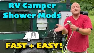 RV Water Heater + Shower Mods