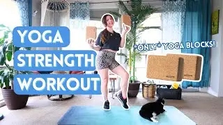 15-min Yoga Block Strength Workout (No Weights Needed!)