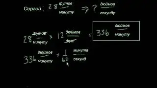 Перевод единиц измерения скорости из английской системы мер