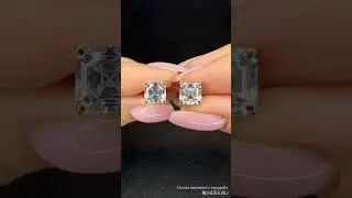 BENDES | JEWELRY BOUTIQUE - пусеты с бриллиантами в огранке "Ашер"