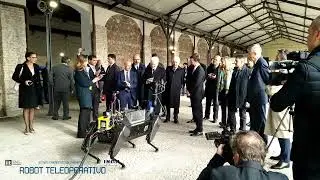 Robot Teleoperativo with President Mattarella